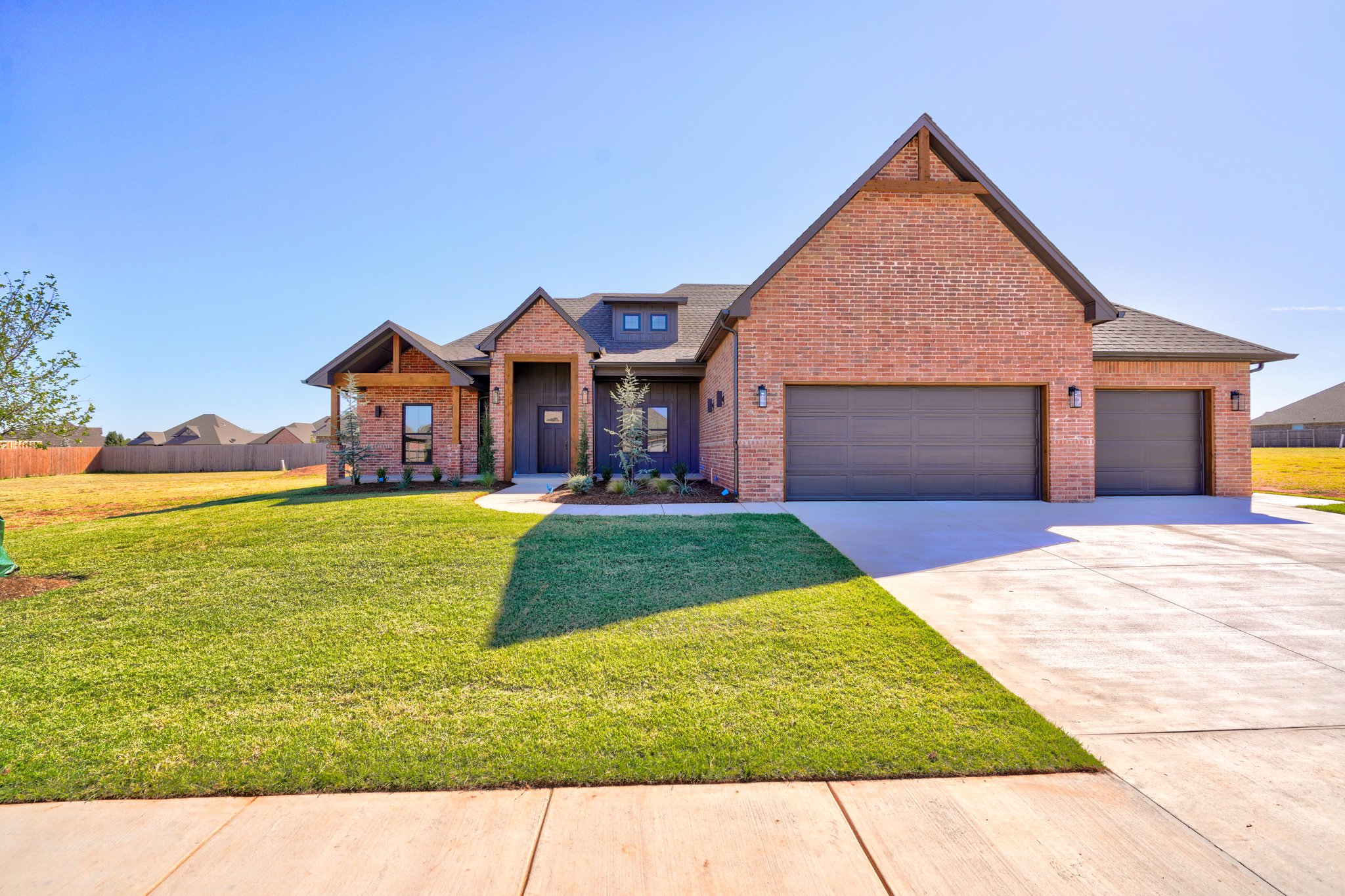 Beautiful exterior built by Semco Construction in Yukon, OK