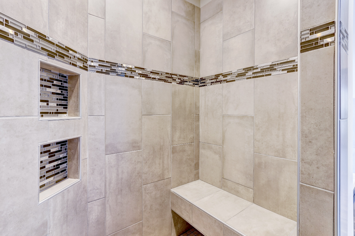 Beautiful Bathroom installed by Semco Construction in Yukon, OK.