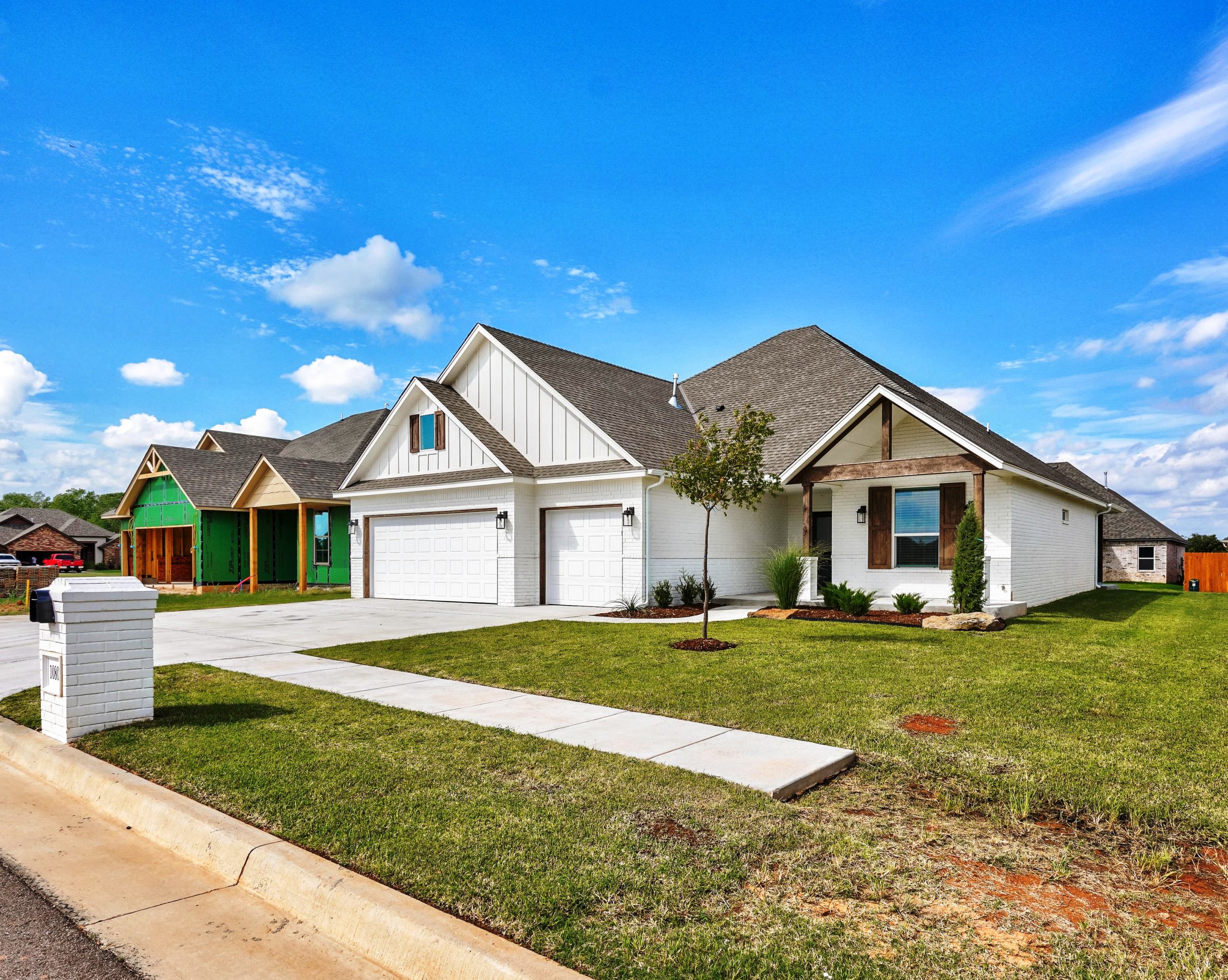 Beautiful exterior built by Semco Construction in Yukon, OK