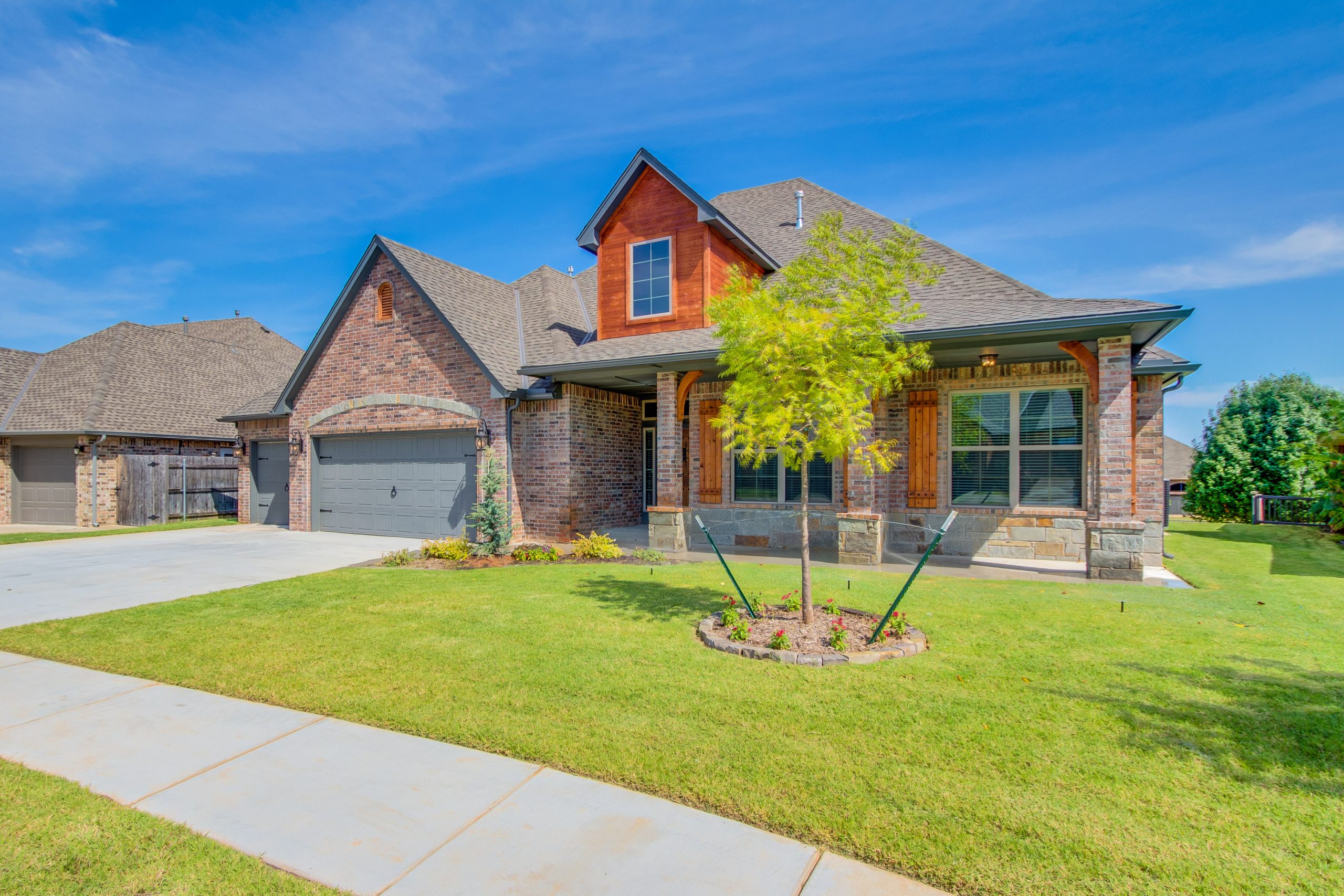 Beautiful exterior built by Semco Construction in Yukon, OK