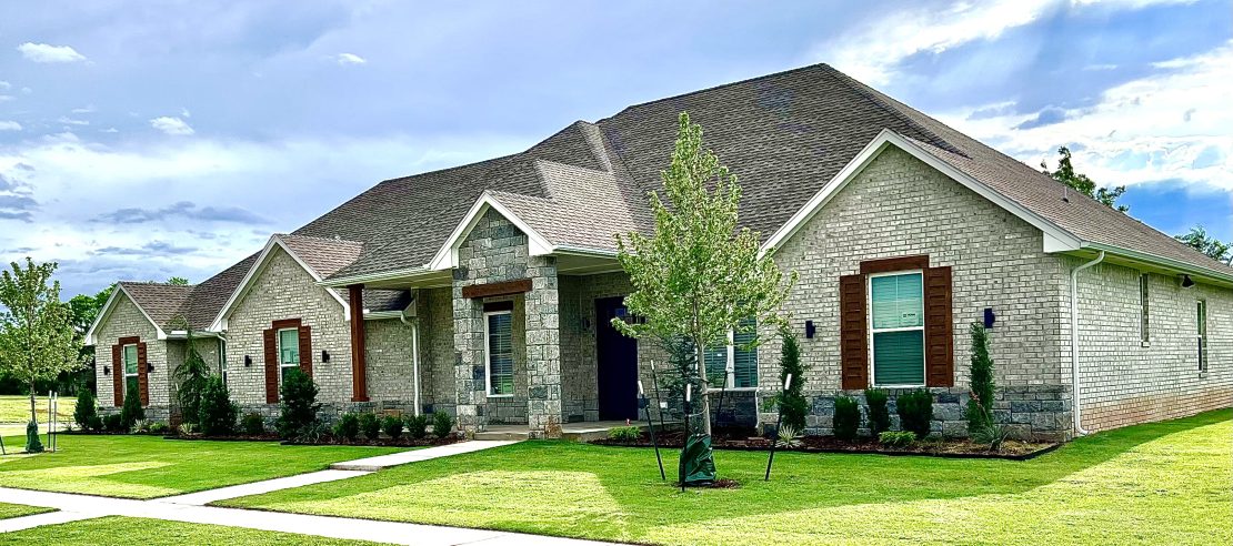 Beautiful exterior built by Semco Construction in Yukon, OK