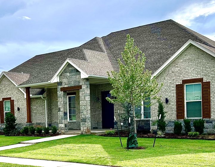 Beautiful exterior built by Semco Construction in Yukon, OK