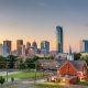 Oklahoma city skyline. A wonderful service area for Semco Construction